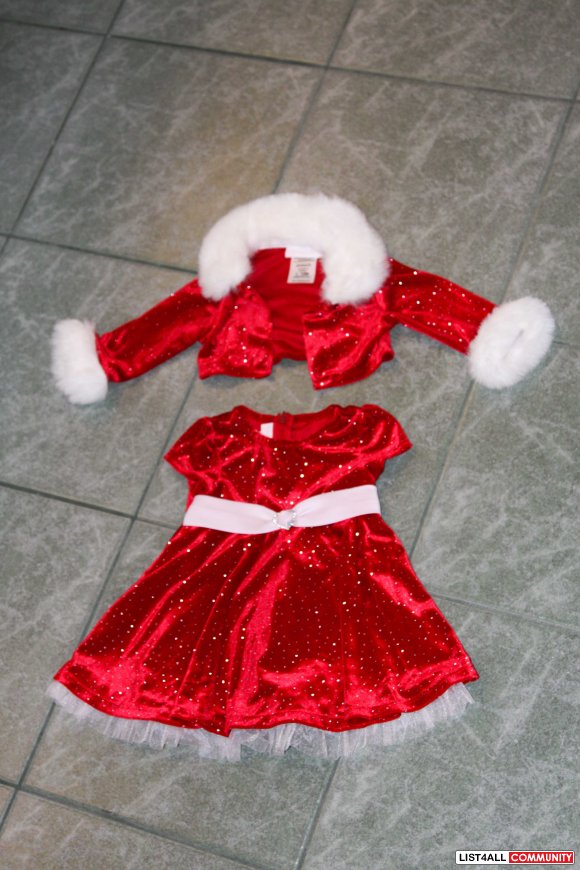 12 month christmas dress