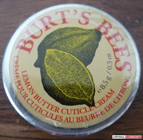 burt's bees lemon butter cuticle