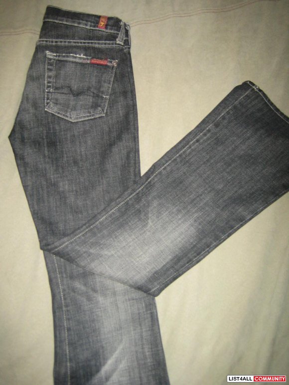 Black Seven for all mankind size 26
