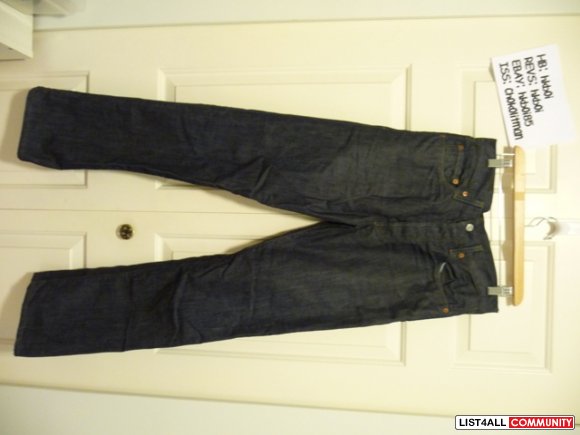levis 501 rinsed indigo