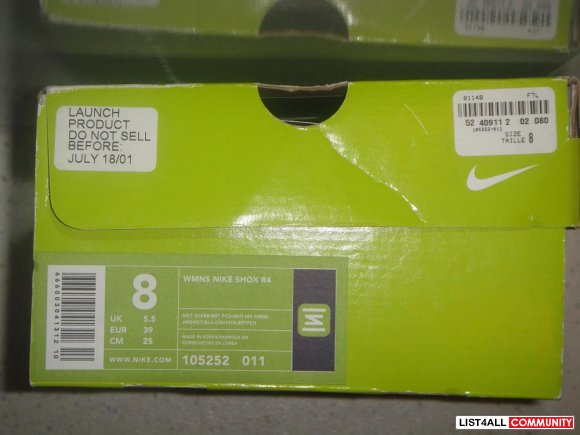 nike shox box
