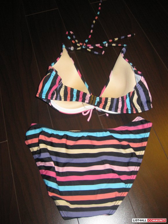 PERFECT FOR SUMMER, cute striped bikini!!