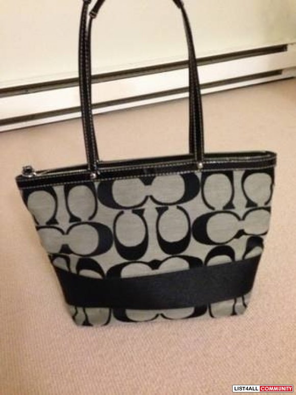 black grey coach