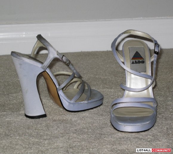 ALDO Lavender Strappy Heels size 36/6 5