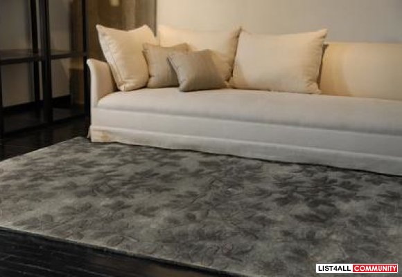 Brand New Lanart Area Rug in Charcoal Grey