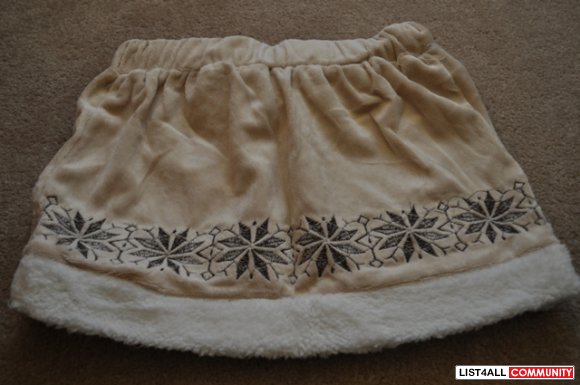 Mini Beige Skirt
