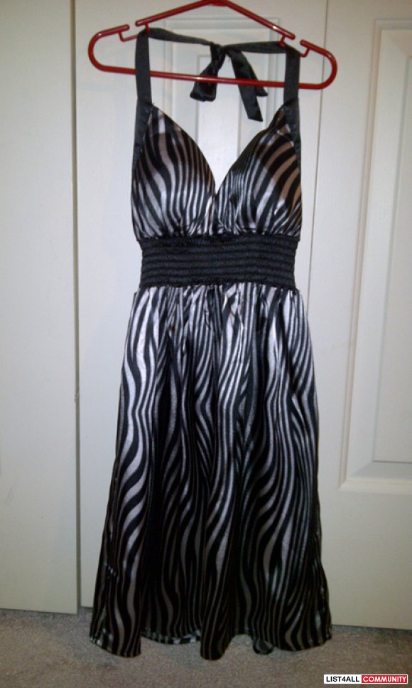 GUESS zebra print dress Size S