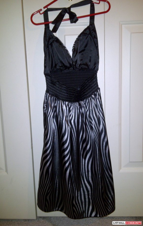GUESS zebra print dress Size S