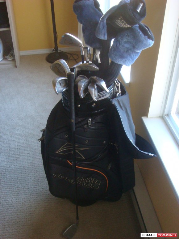 EVERYTHING YOU NEED TO GOLF: WOOD+IRON+PUTTER+BAG+CART