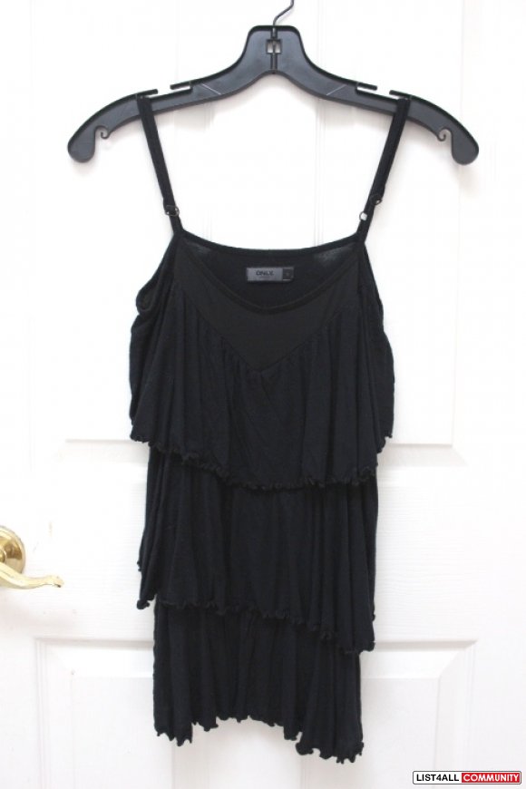 Only Ruffled/Tiered Layered Top