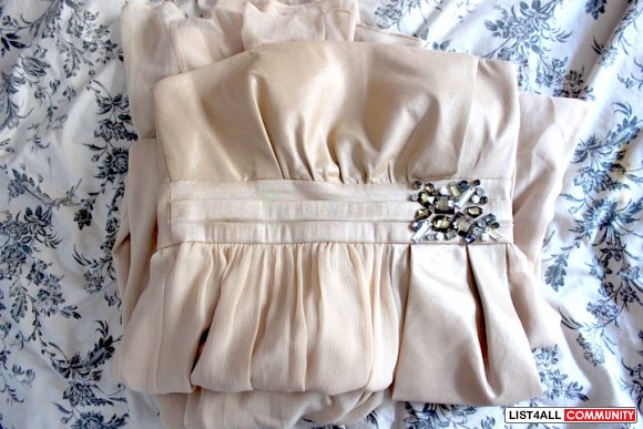 Max & Cleo by BCBG Strapless Lucas Gown/Prom Dress