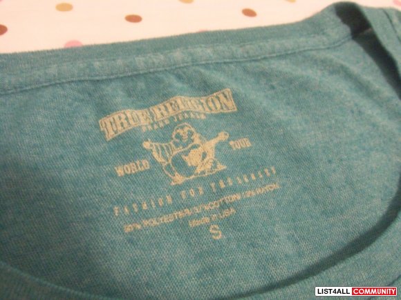 true religion shirt tag