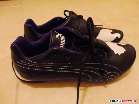 puma black shoes without laces