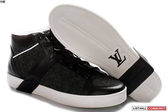 paypal accepted LOUIS VUITTON MENS SHOES WHITE BLACK SNEAKERS 8-13 :: kickshopping :: List4All