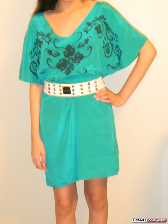 4EVER21 Teal Green Dress XS Lynda List4All