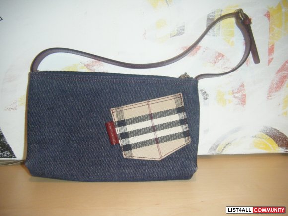 burberry denim bag