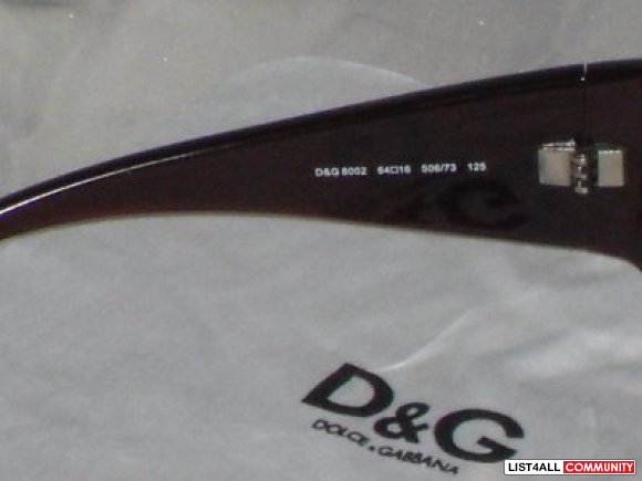 Dolce & Gabanna Authentic Sunglasses 8002