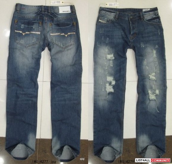 22)True Religion jeans,Diesel jeans 
