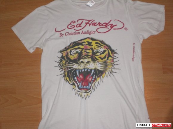 : FS/ FT ( ED HARDY (TIGER) SIZE M 100% AUTHENTIC!)