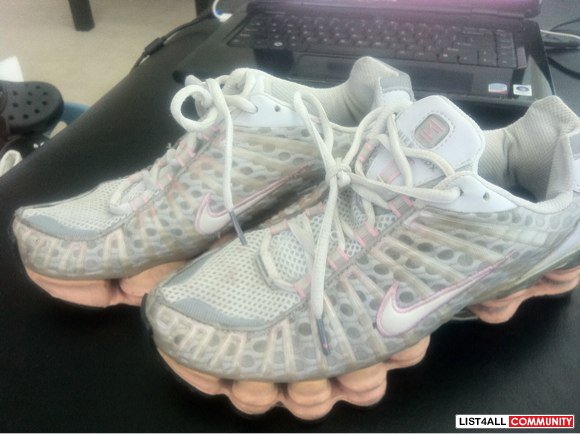 nike air bella grey pink