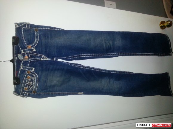 Ladies True Religion Billy Super T size25