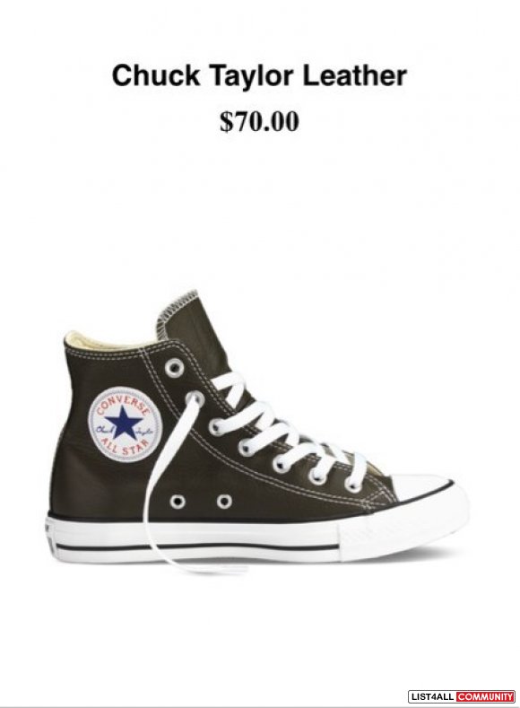 leather chuck taylors canada