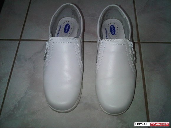 dr scholl's white shoes