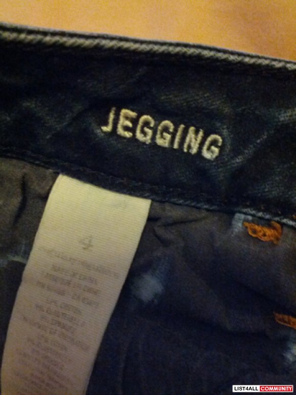 american eagle white jeggings