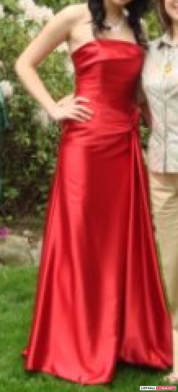 Jessica Mcclintock Long Red Gown Dress Size 6 Agedream Jessica Mcclintock Long Red Gown Dress Size 6