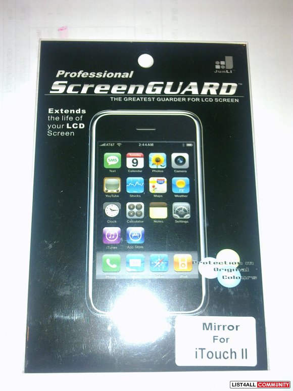 itouch air se screen protector