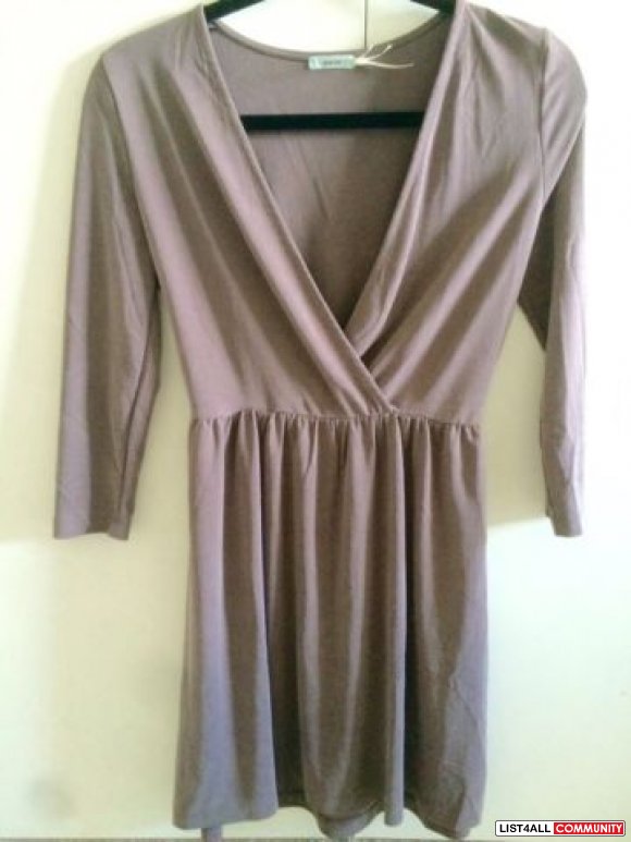 Kimchi Blue Surplice Fit + Flare Dress