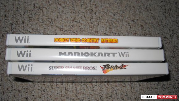 Wii games for sale - most of the best games out there
