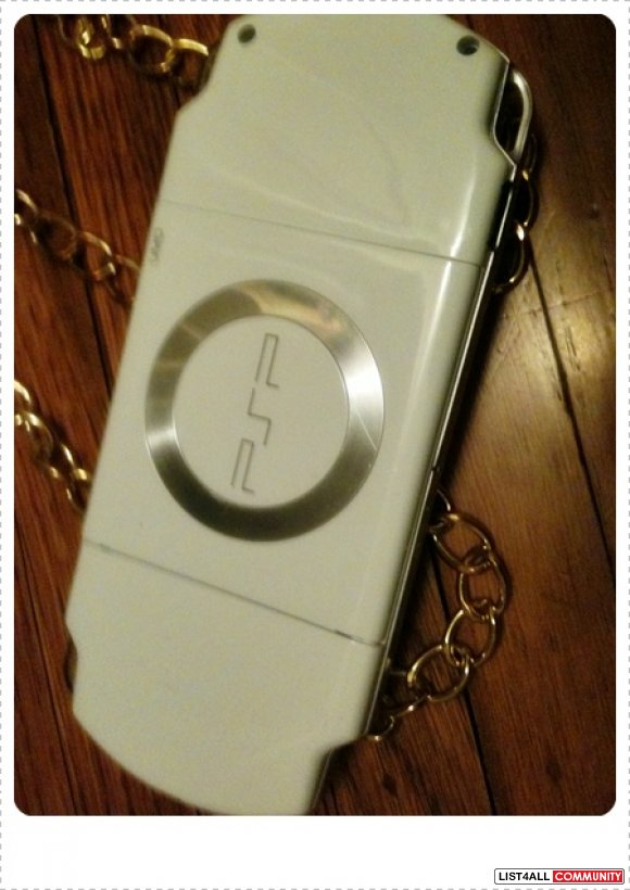 WHITE PSP 2ND GEN MODDED JAPANESE MODEL