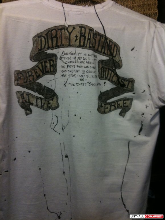 Dirty Bastard by Dom Rebel Shirt - Size Medium - 10/10 condition
