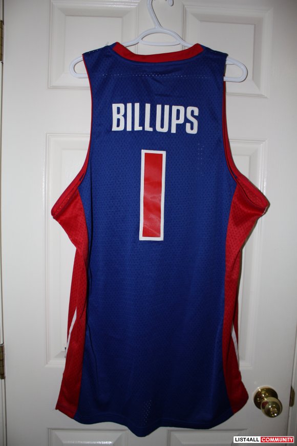 NBA Detroit Pistons Chauncey Billups Adidas away jersey