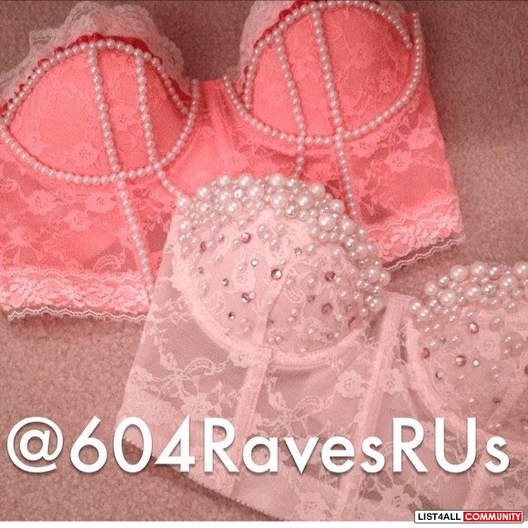 Custom rave/concert bras/corsets/bustiers