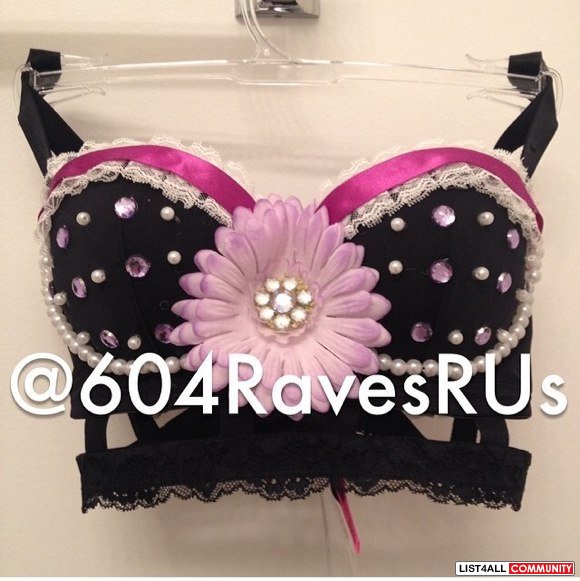 Custom rave/concert bras/corsets/bustiers