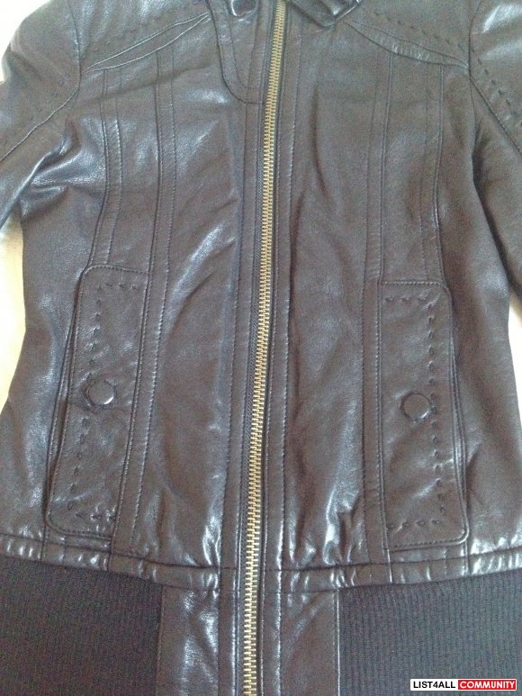 Mackage Leather Jacket - Elie