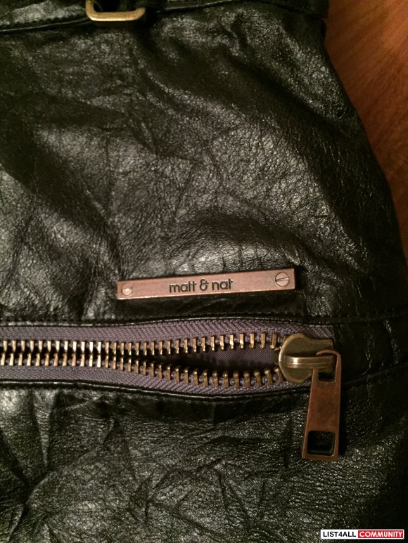 Black Vegan Matt & Nat Bag
