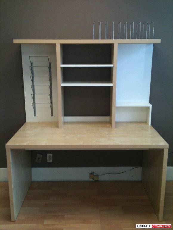 Ikea Mikael Desk With Shelf Unit Reg 170 50