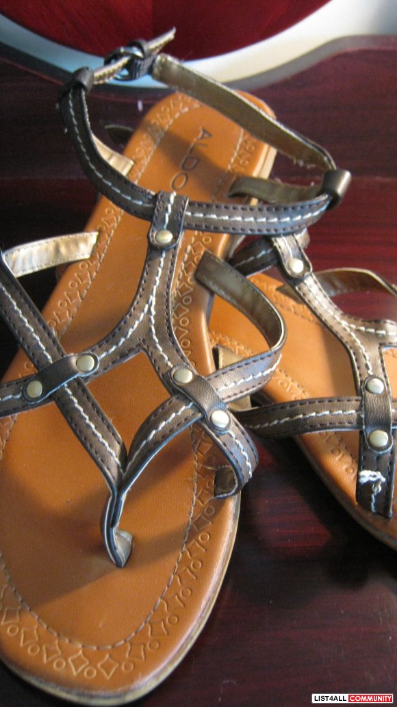 aldo women's gladiator sandals