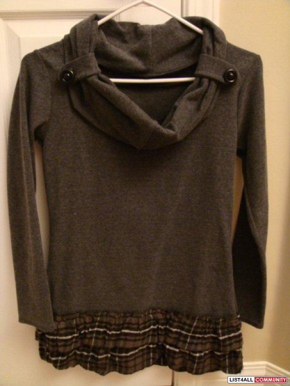 grey dress/sweater