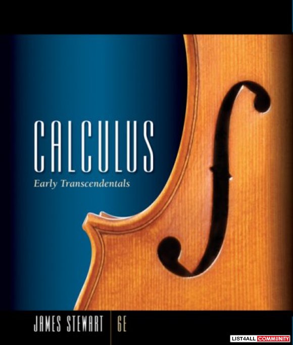 Calculus Early Transcendentals 6th Edition by james Stewart
