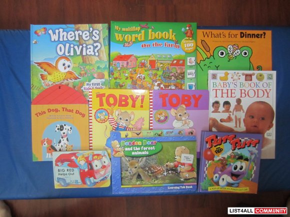 10 Board -hard cover books - set 2