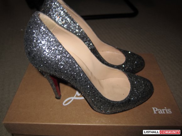 christian louboutin Ron Ron glitter pumps | The Little Arts Academy