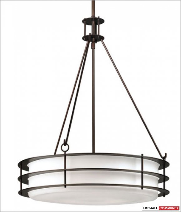 Forecast Large Pendant Light Art Deco Style New
