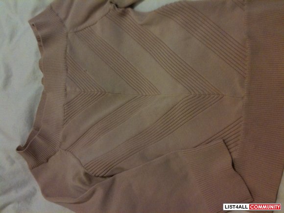 Bebe pink shirt size L (fits like XS)