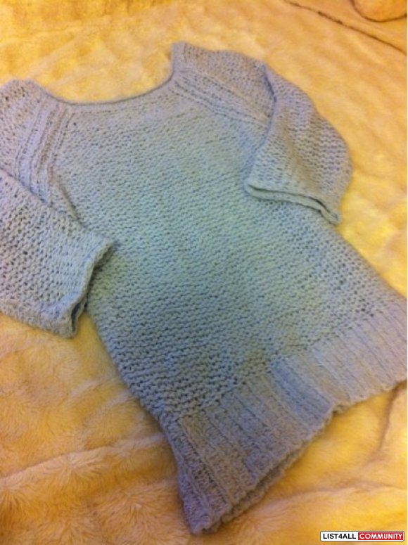 *sale =)* Aritzia Wilfred Baby Blue Knit Sweater XS