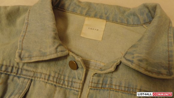 Loft 82 Vintage-y Denim Jacket OS