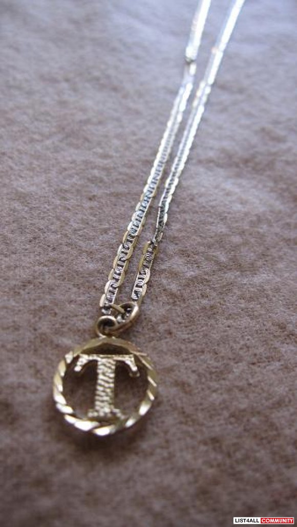 Letter T Necklace Tuty69 List4All